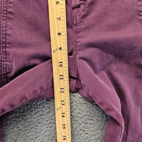 Pistola Jeans Women Size 32 Purple Cargo‎ Skinny Stretch High Rise - Picture 4 of 9